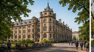 Classic German university building