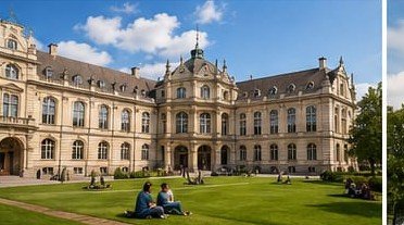 Historic German university campus